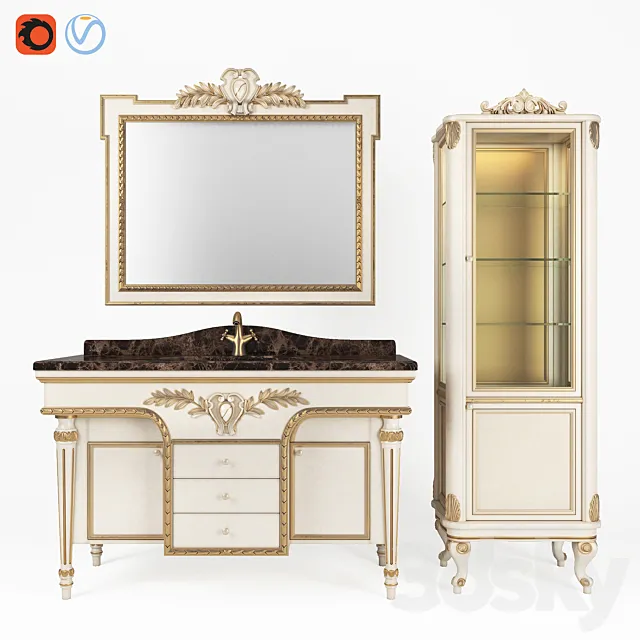 Silvano Grifoni Consolle 3021 3D Model