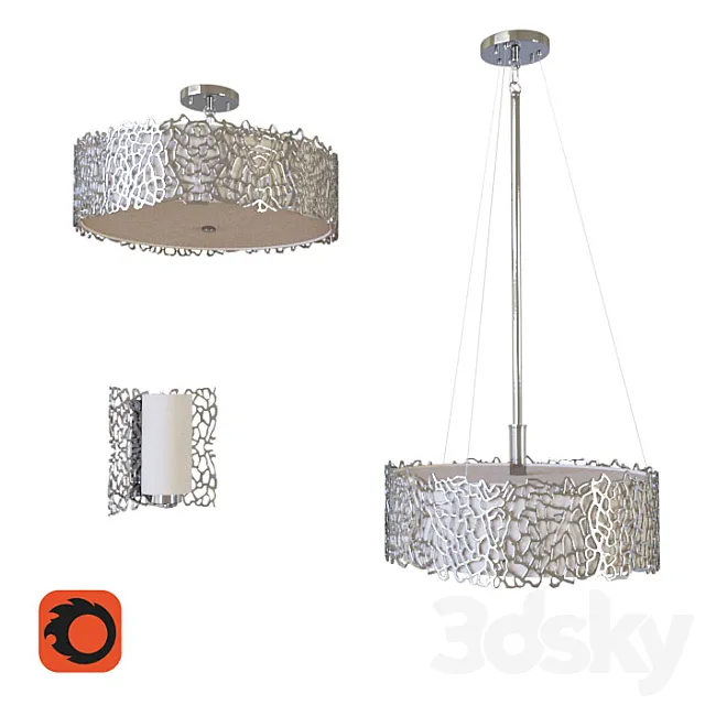 Silver Coral 3DModel