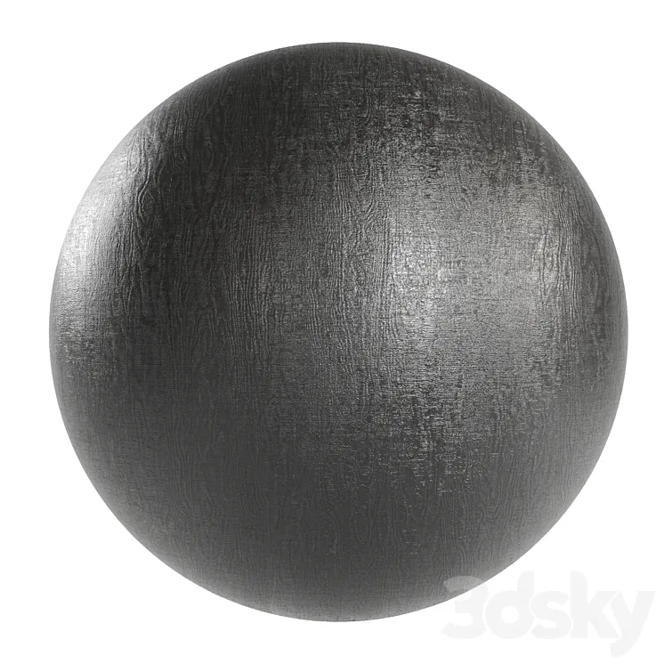 Silver dusted 3D Model Free