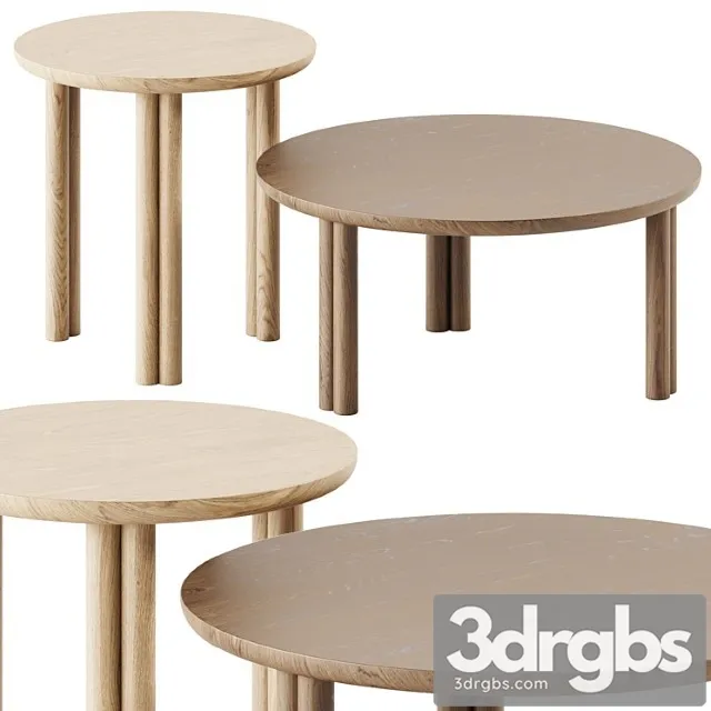 Silvestro Wooden Table By True Design 3D Model Free