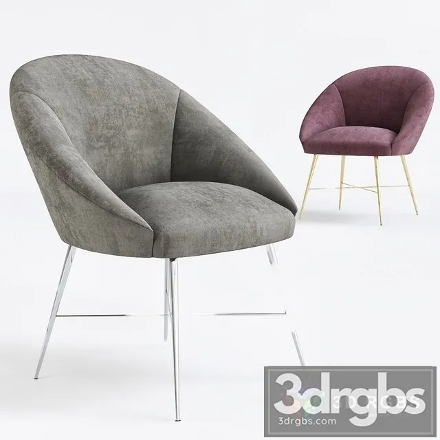 Silvio Cavatorta Pair Chair 3D Model Free