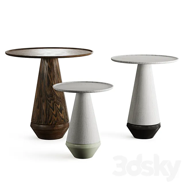 silvio gueridon by Philippe Hurel 3DModel