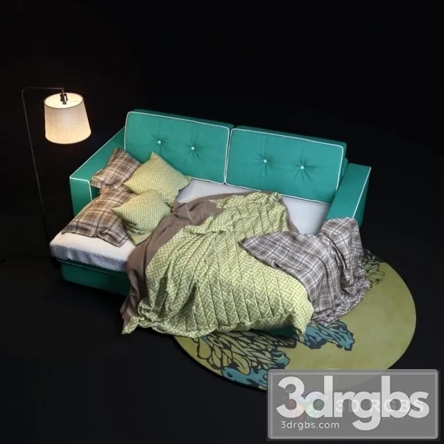 Silvo Bed 3D Model Free