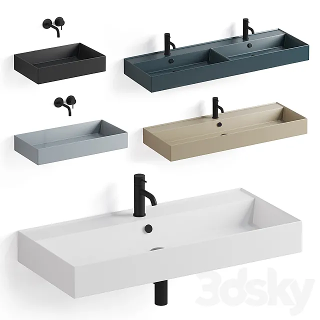 Simas Agile washbasins part 2 3D Model