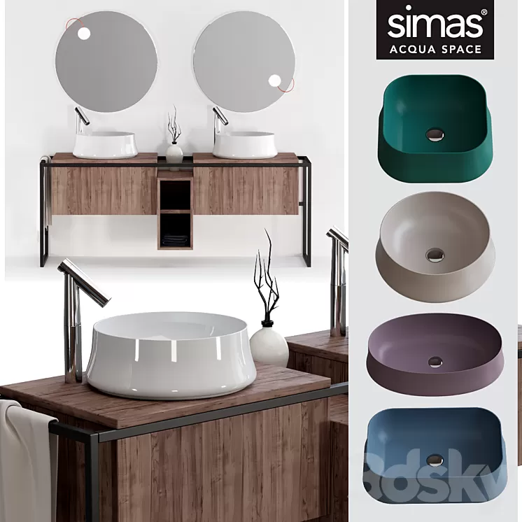 Simas Sharp & Frame Set 3D Model