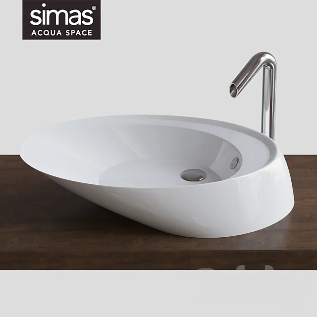 Simas washbasin Bohémien 3DModel