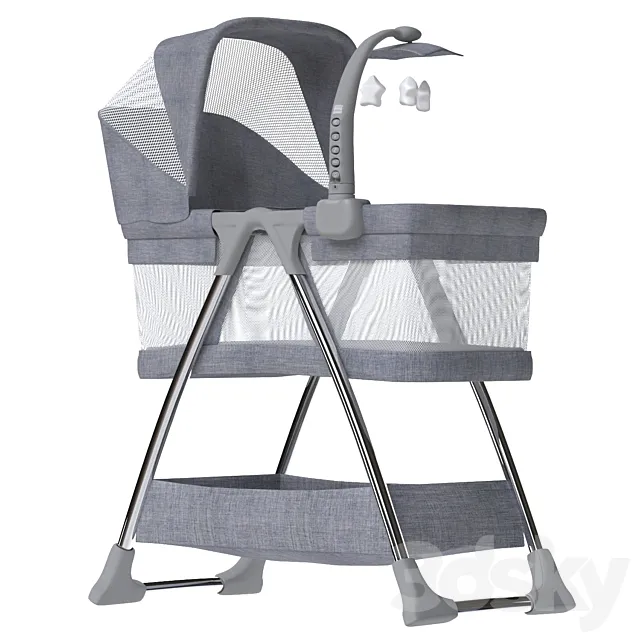 Simmons Kids City Sleeper Bassinet 3D Model