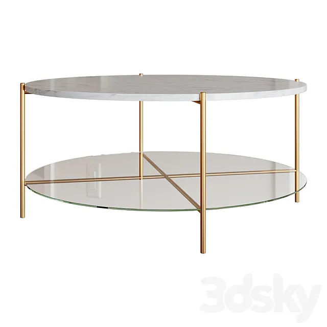 Simone coffee table 3D Model