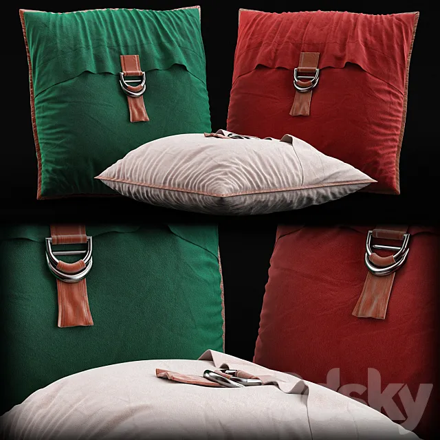 Simple decorative pillow 3DModel