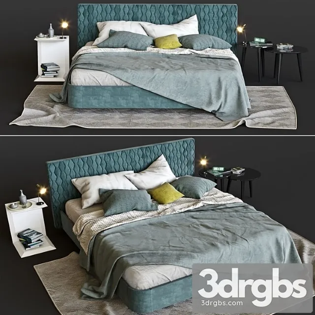 Simple Morassutti Bed 3D Model Free