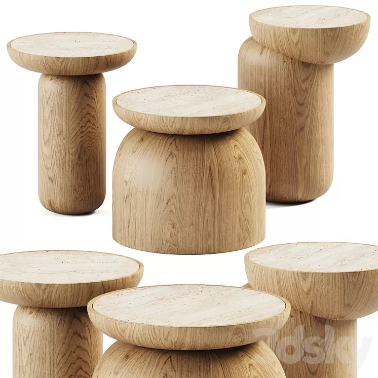 SinCa Design Mezcalitos Side Tables 3D Model