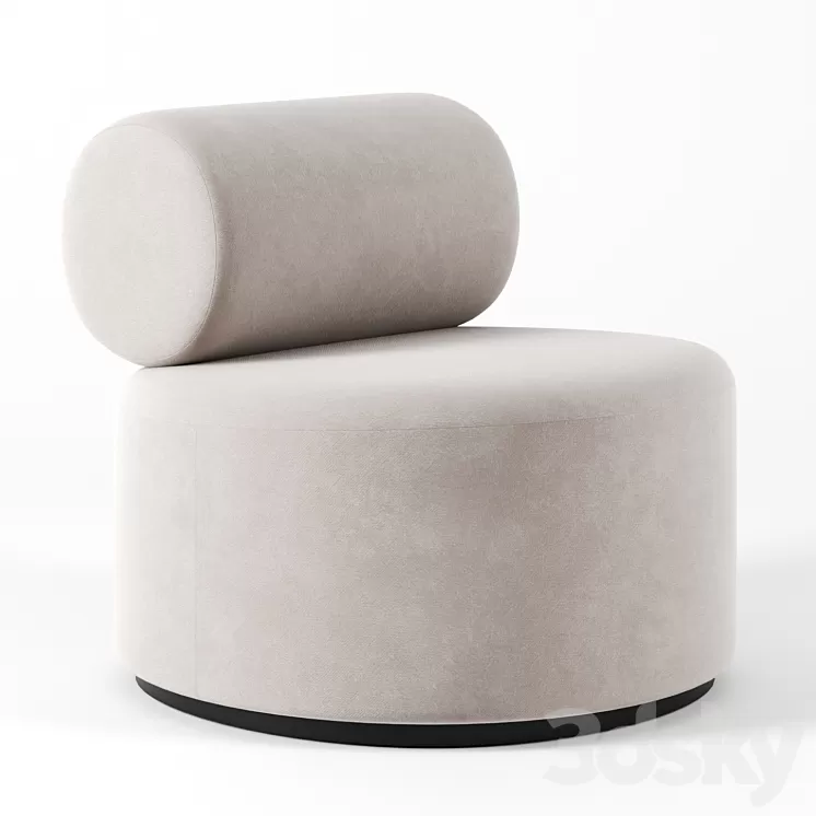 Sinclair Lounge Chair by Fest 3D Model