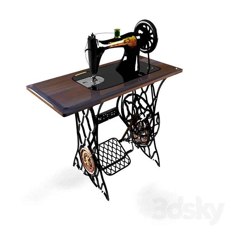 Singer 3D Model