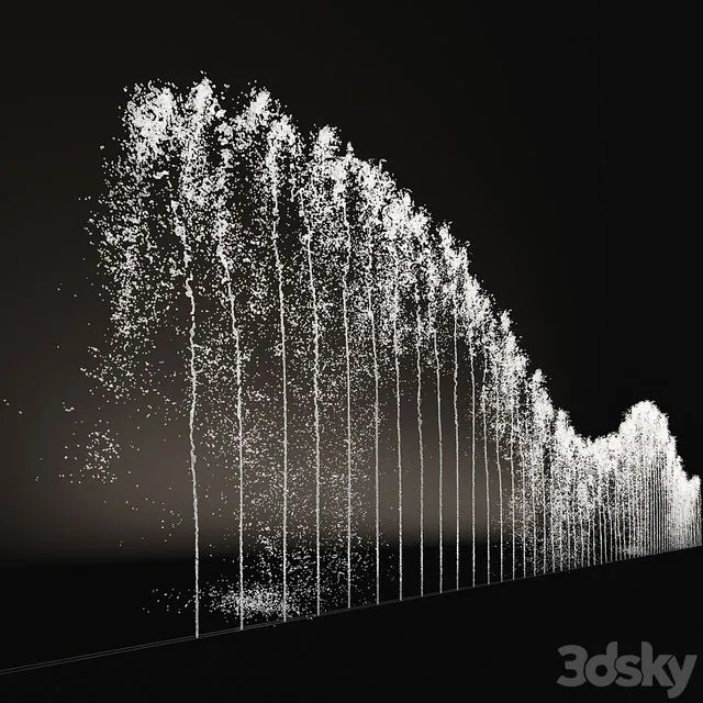 Singing Fountains 3D Model