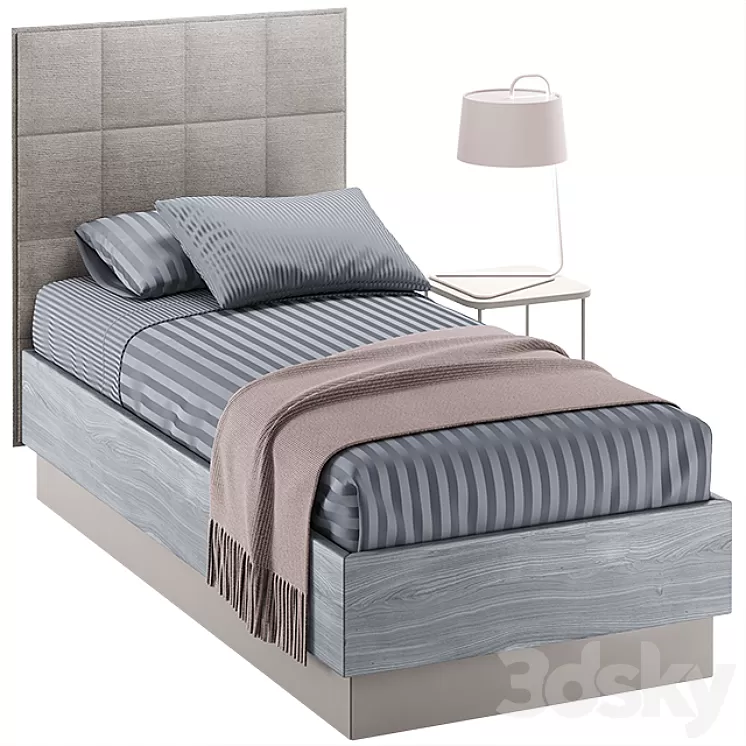single bed 09 3D Model