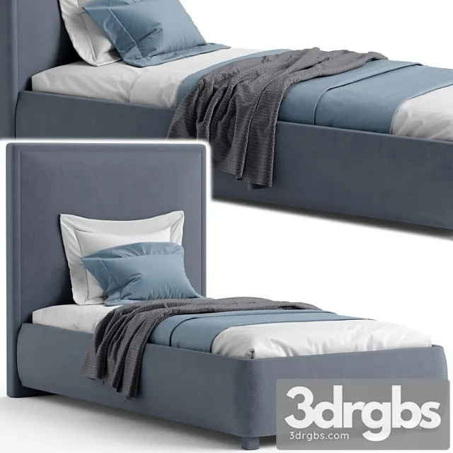 Single Bed 1 3D Model Free