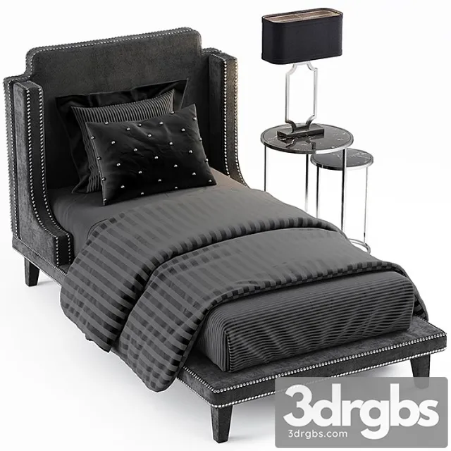Single Bed 13 3D Model Free
