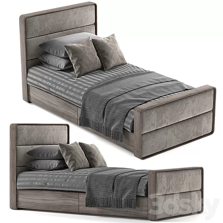 SINGLE BED 18 3D Model
