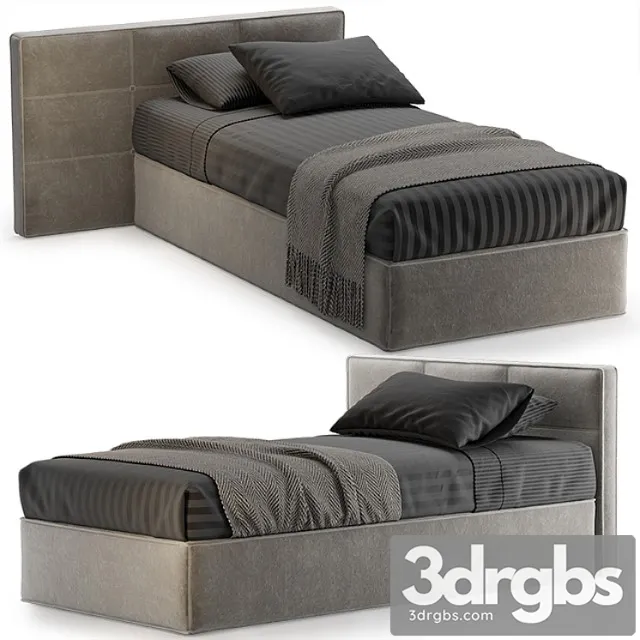 Single Bed 21 3D Model Free