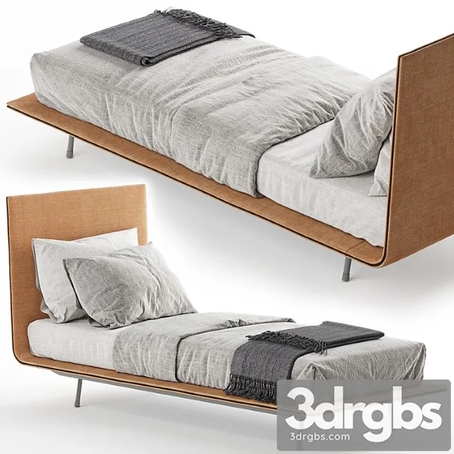 Single Bed Bonaldo Thin 3D Model Free