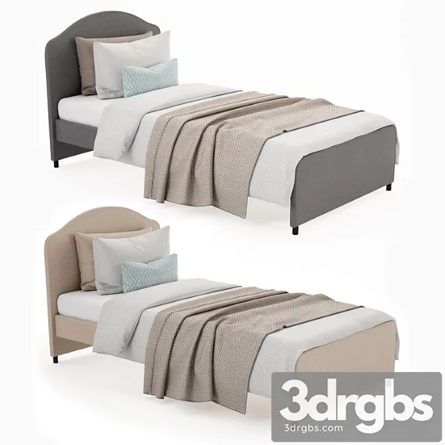 Single Bed Hauga 3D Model Free