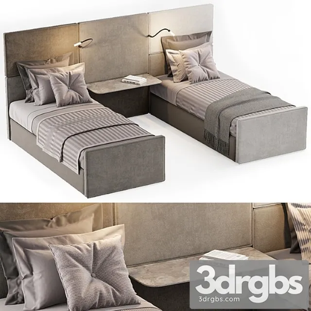 Single Beds 11 3D Model Free