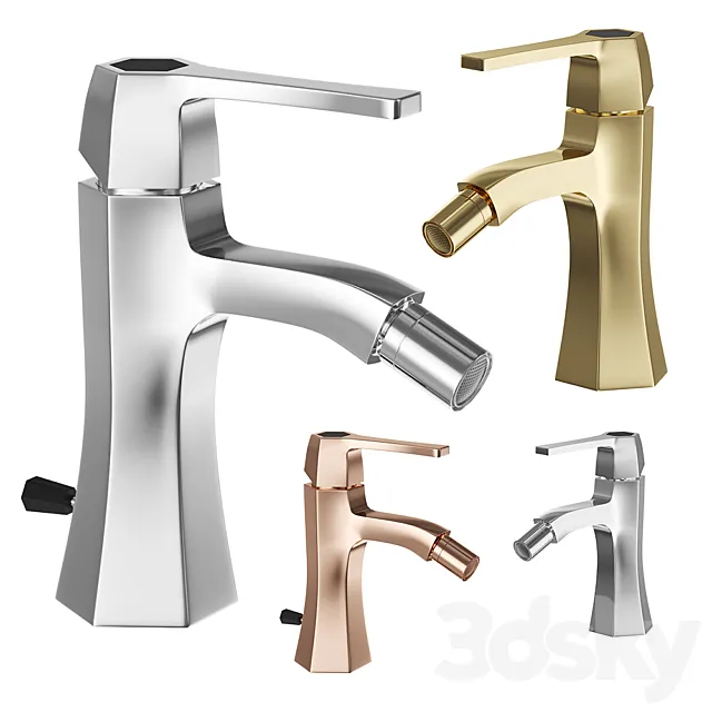 Single lever bidet  faucet 3D Model
