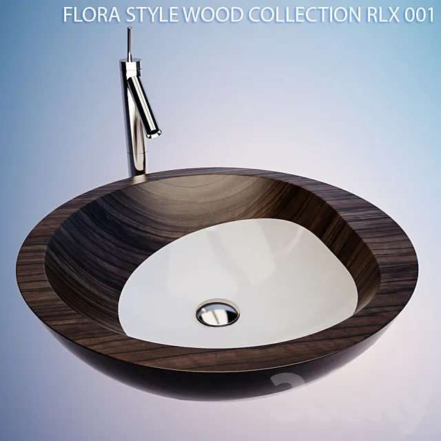 Sink bill FLORA STYLE WOOD COLLECTION RLX 001 3DModel