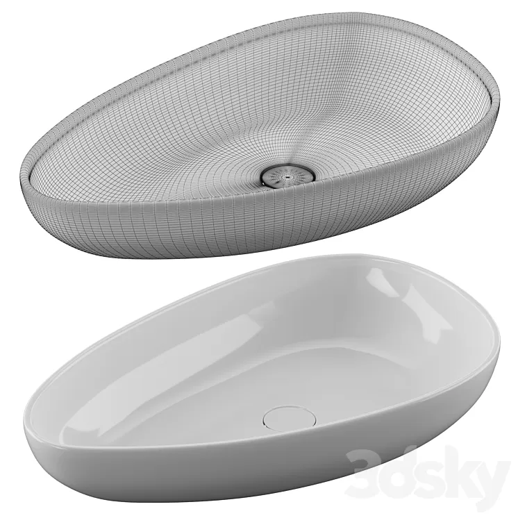 Sink Bocchi Etna 3D Model