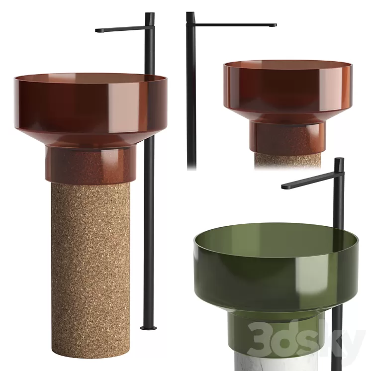 Sink BORGHI by ANTONIOLUPI 3D Model Free