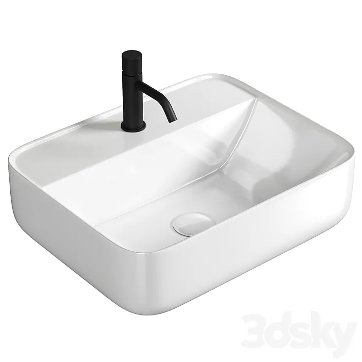 Sink Ceramica Nova Element CN5015 3D Model Free