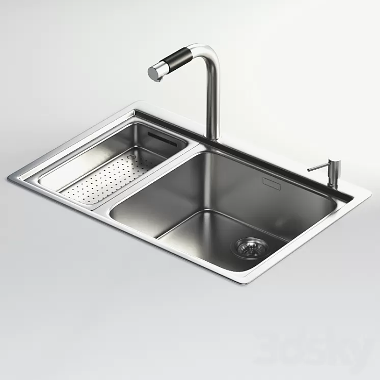 Sink CG 14 - 55x78 cm 3D Model