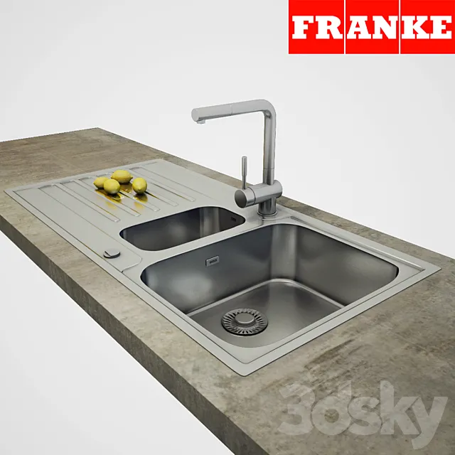 Sink Franke Argos 3D Model
