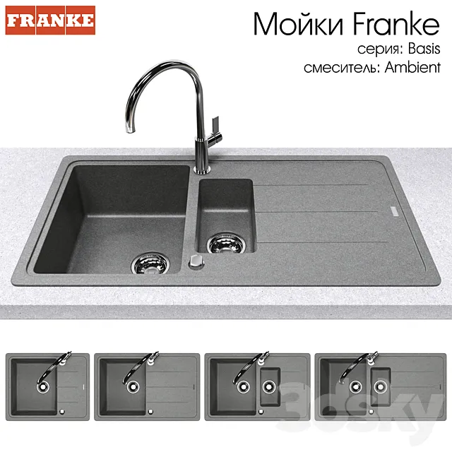 Sink Franke Basis 3DModel