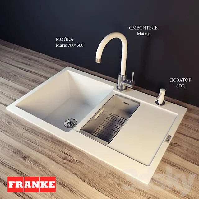 Sink FRANKE Maris 3DModel