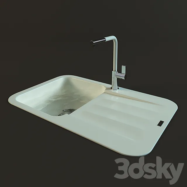 Sink Franke PBG 611-78 3D Model