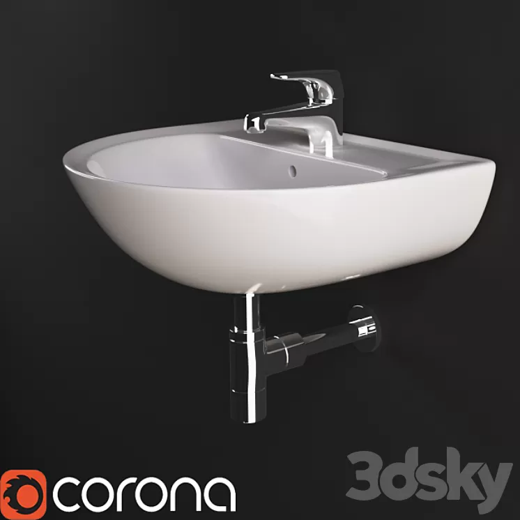 Sink Ideal Standard Esco new 3D Model