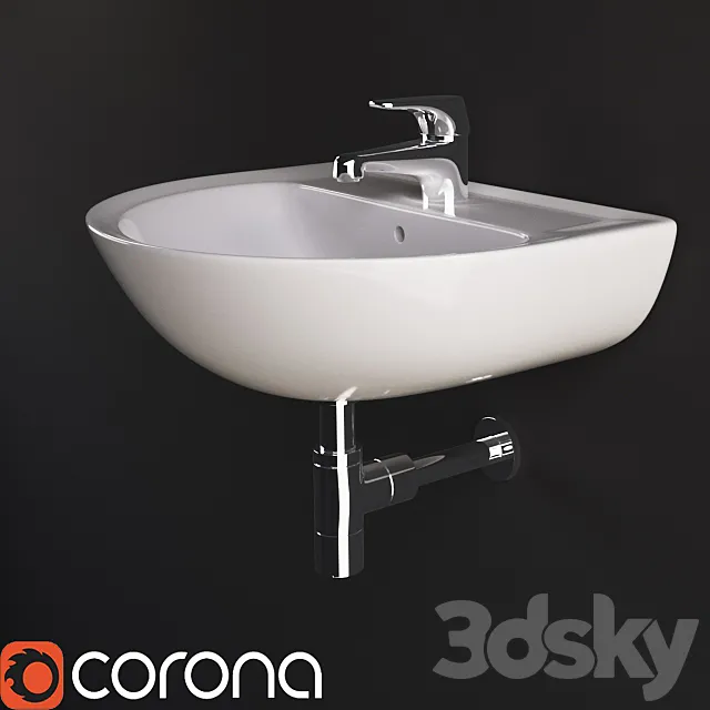 Sink Ideal Standard Esco new 3DModel
