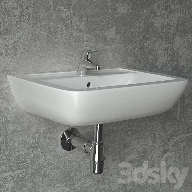 Sink Ideal Standard Eurovit 3D Model