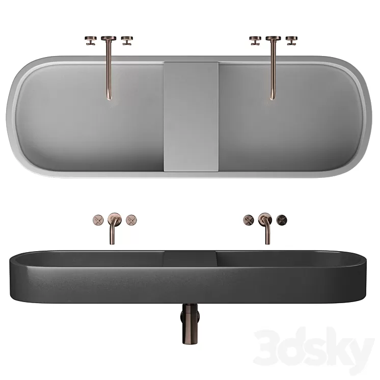 Sink Kast Aura Double Basin
