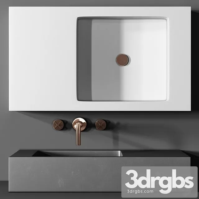 Sink Kast Fox Basin 1 3D Model Free