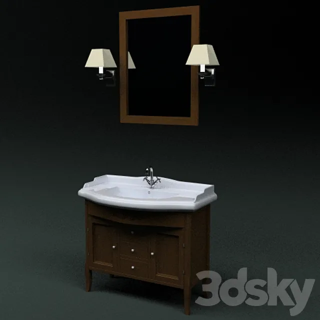 Sink Kerasan Retro 3DModel