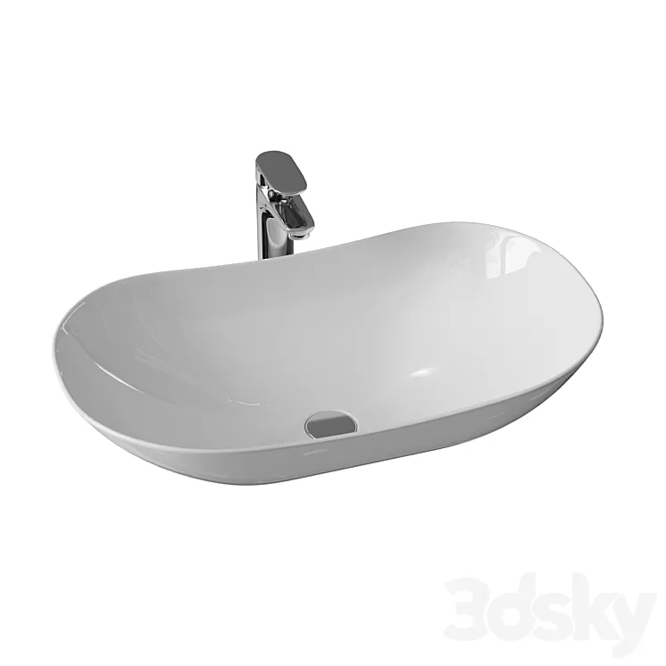 Sink Mira MR-6236 3D Model