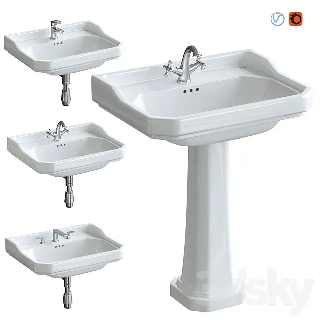 Sink Roca Carmen 3D Model