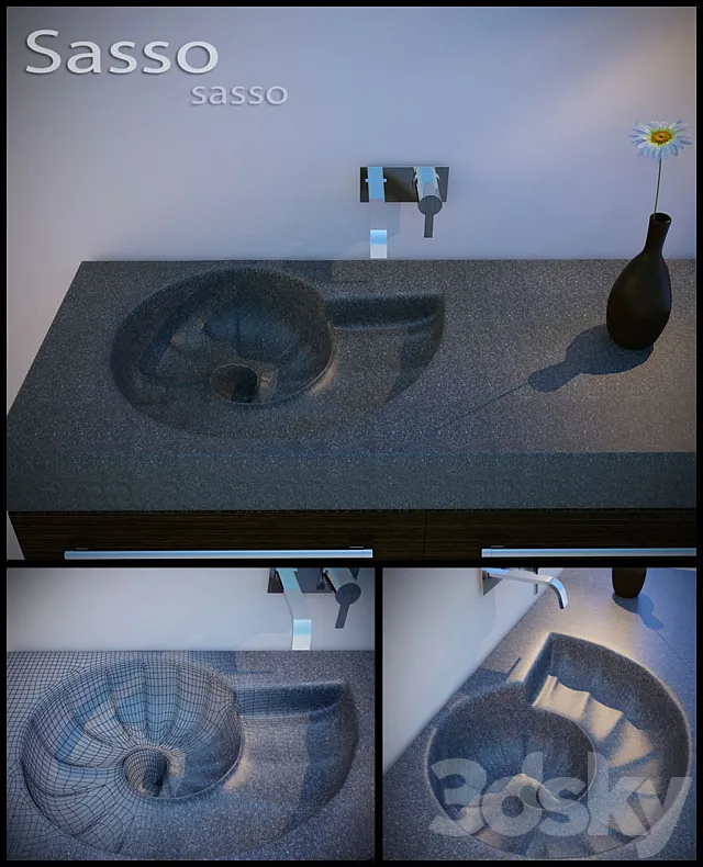 Sink Sasso 3DModel