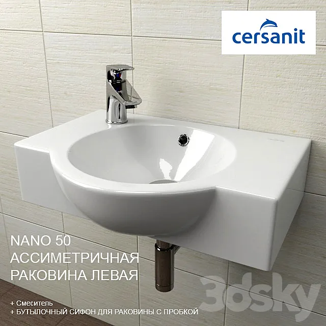SINK Sersanit NANO 50 3D Model