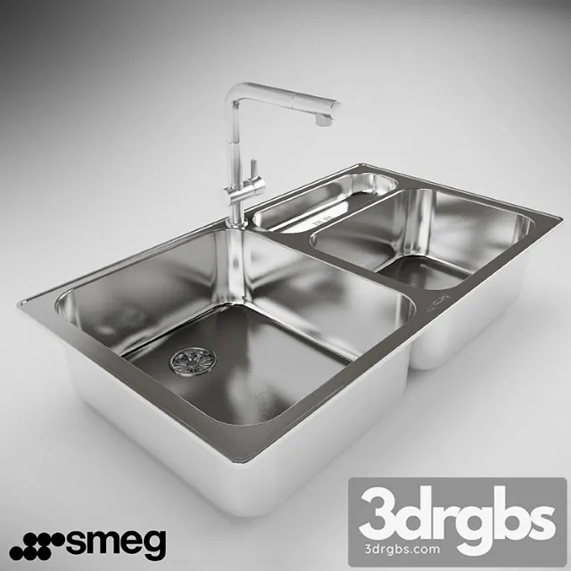 Sink Smeg Lts903 2 3D Model Free