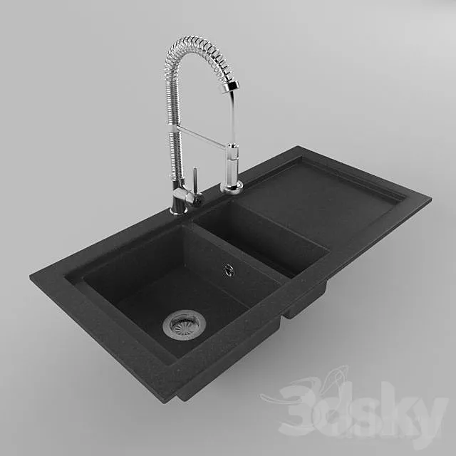sink & tap 3DModel