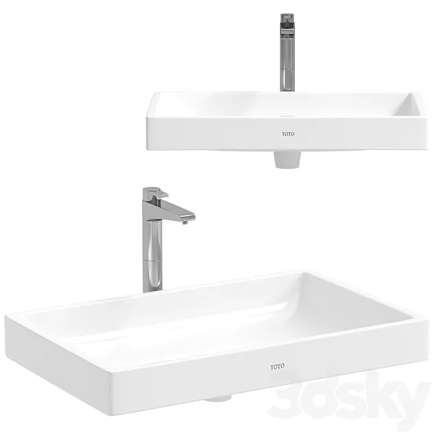 Sink TOTO NEOREST L4716E 3D Model