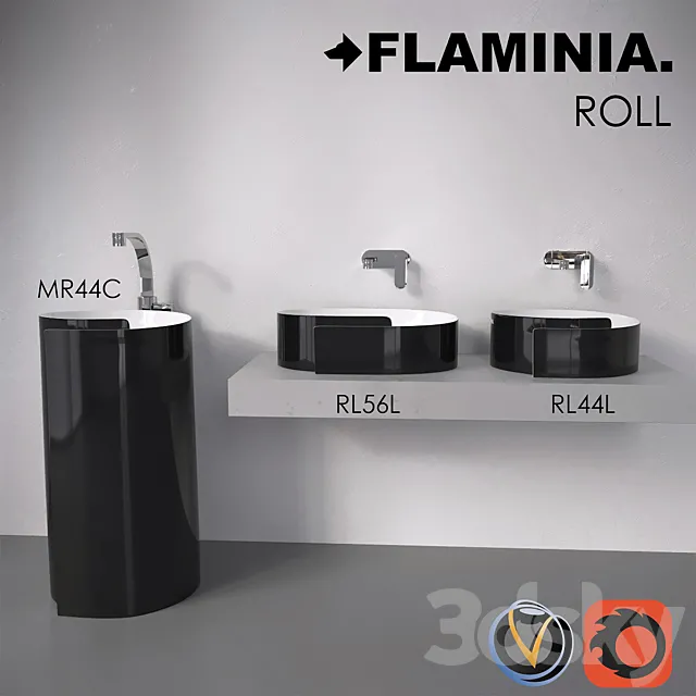 Sinks Flaminia Roll 3DModel